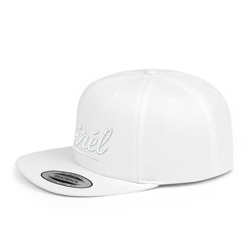 Snapback Hat — 'Nohel' Script Flat-Bill Baseball Cap 