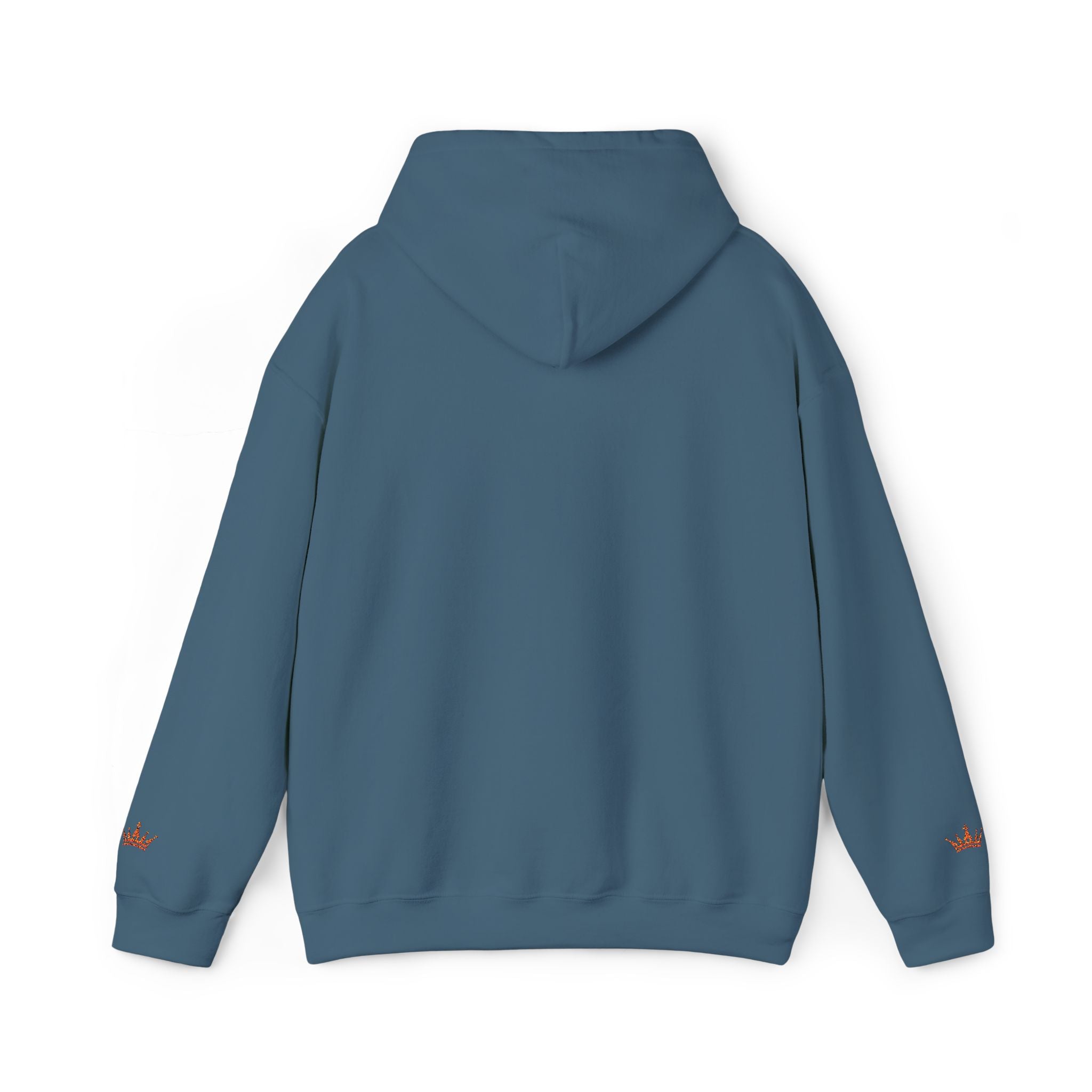 NOIRÉL Script Hoodie – Orange gesticktes Logo