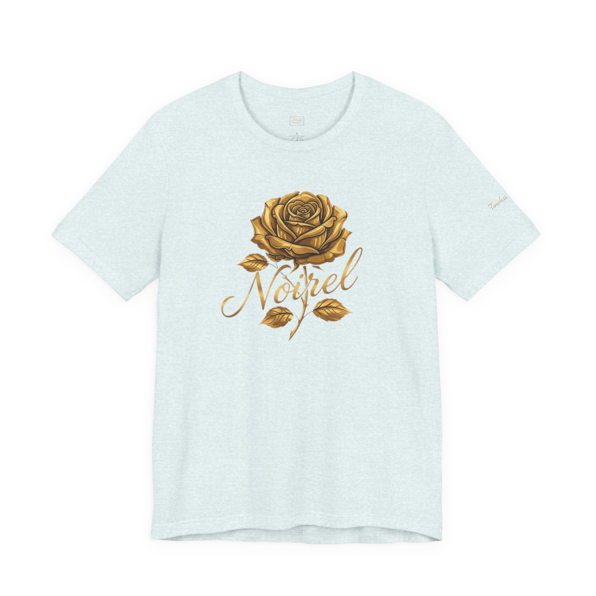 Gold Rose 'Angel' T‑Shirt — Vintage Floral Graphic Tee