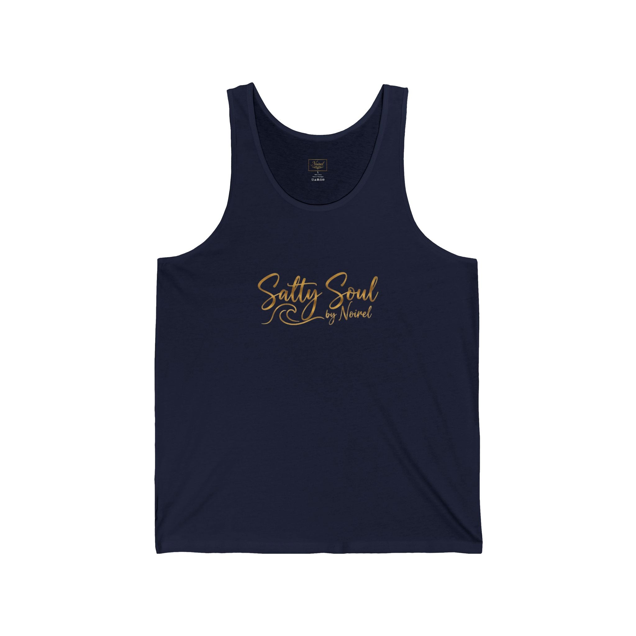 Salty Soul Tank Top — Beachy Script Summer Tank