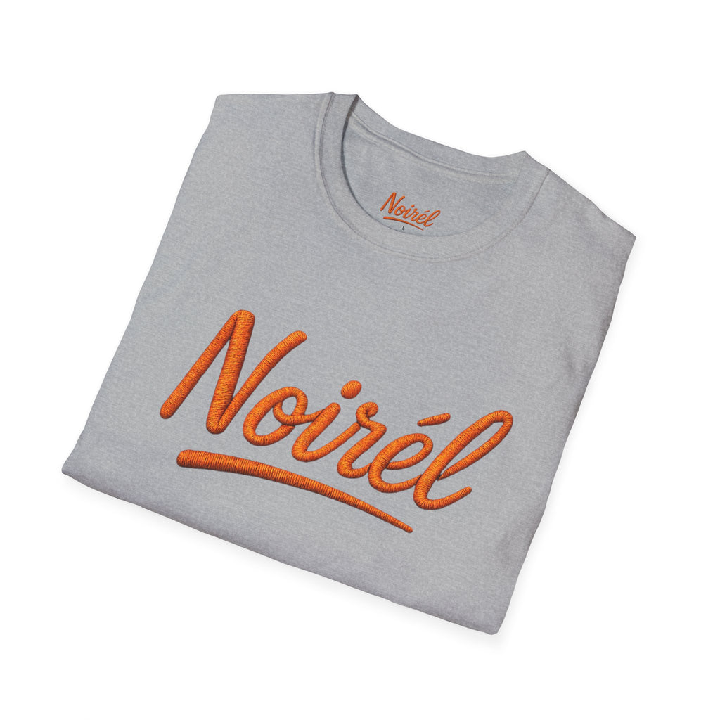 NOIRÉL T-Shirt – Orange Script Print