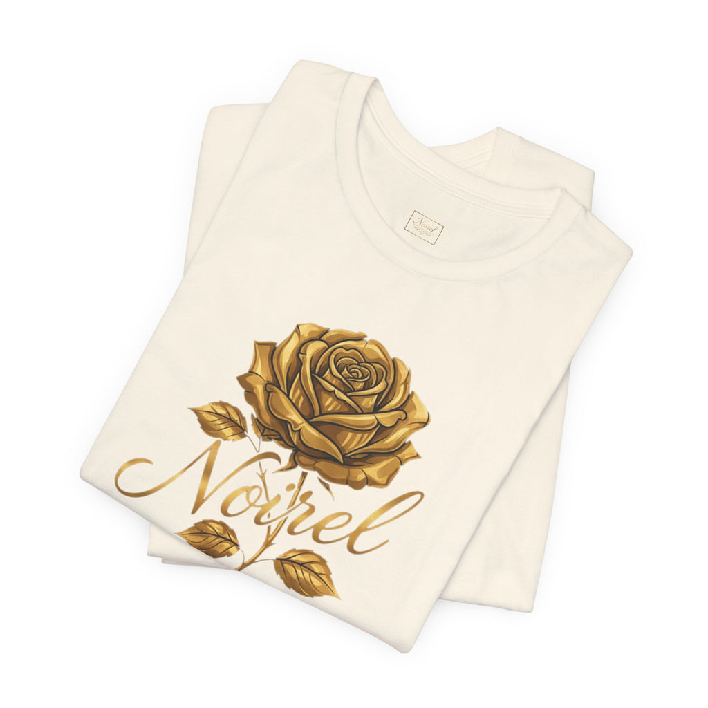 NOIRÉL T-Shirt – Gold Rose Angel