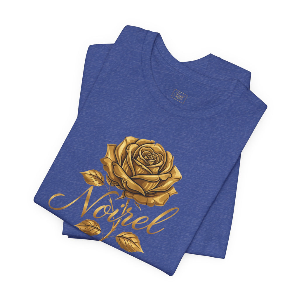 NOIRÉL T-Shirt – Gold Rose Angel