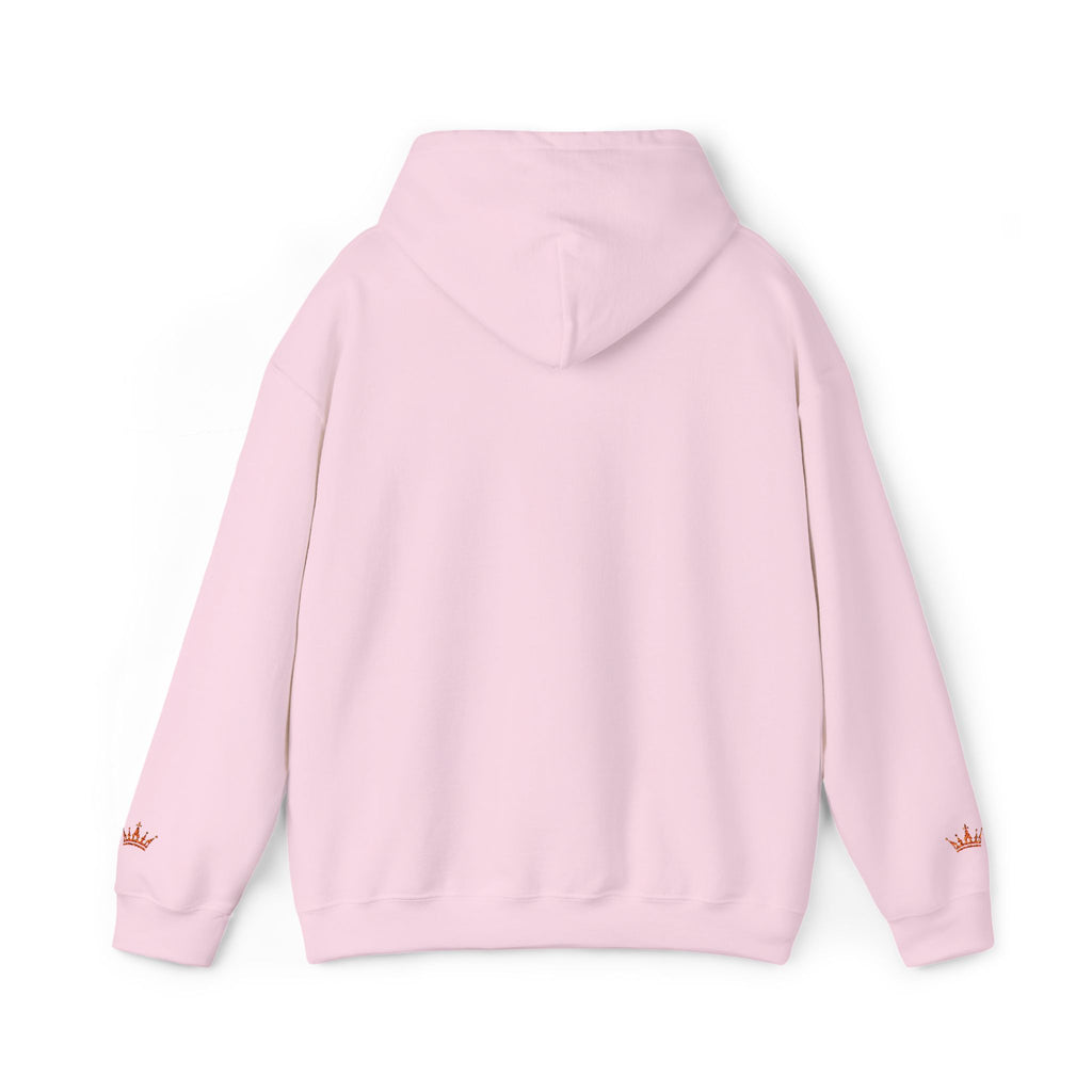 NOIRÉL Script Hoodie – Orange gesticktes Logo