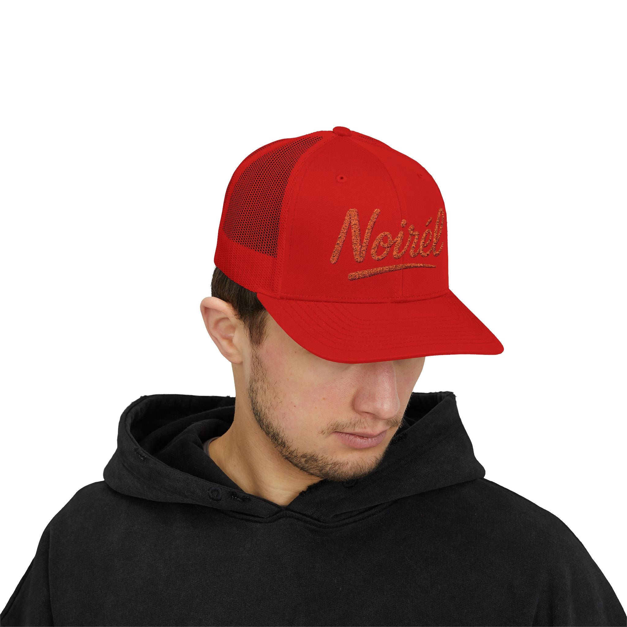NOIRÉL Trucker Cap – Orange Script