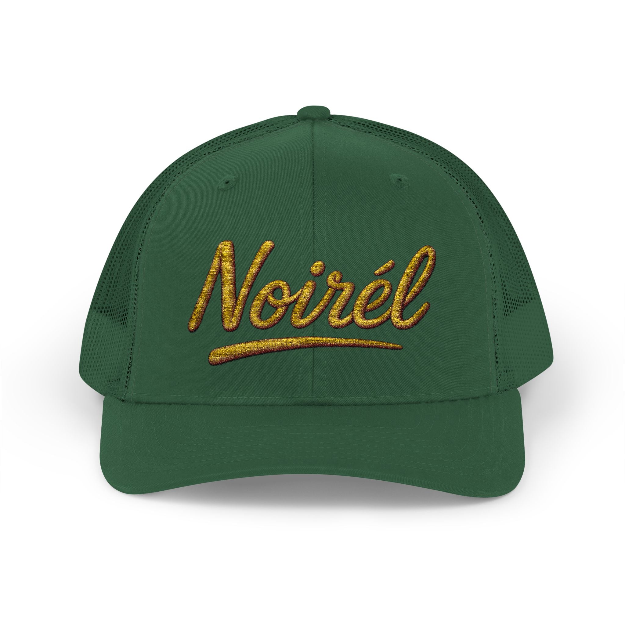 NOIRÉL Snapback – Gold Script Flat Bill Edition