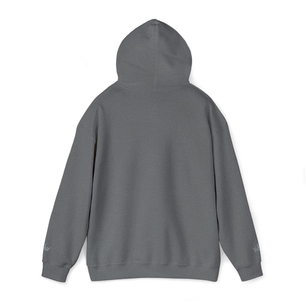 NOIRÉL Script Hoodie – Hellblau gesticktes Logo