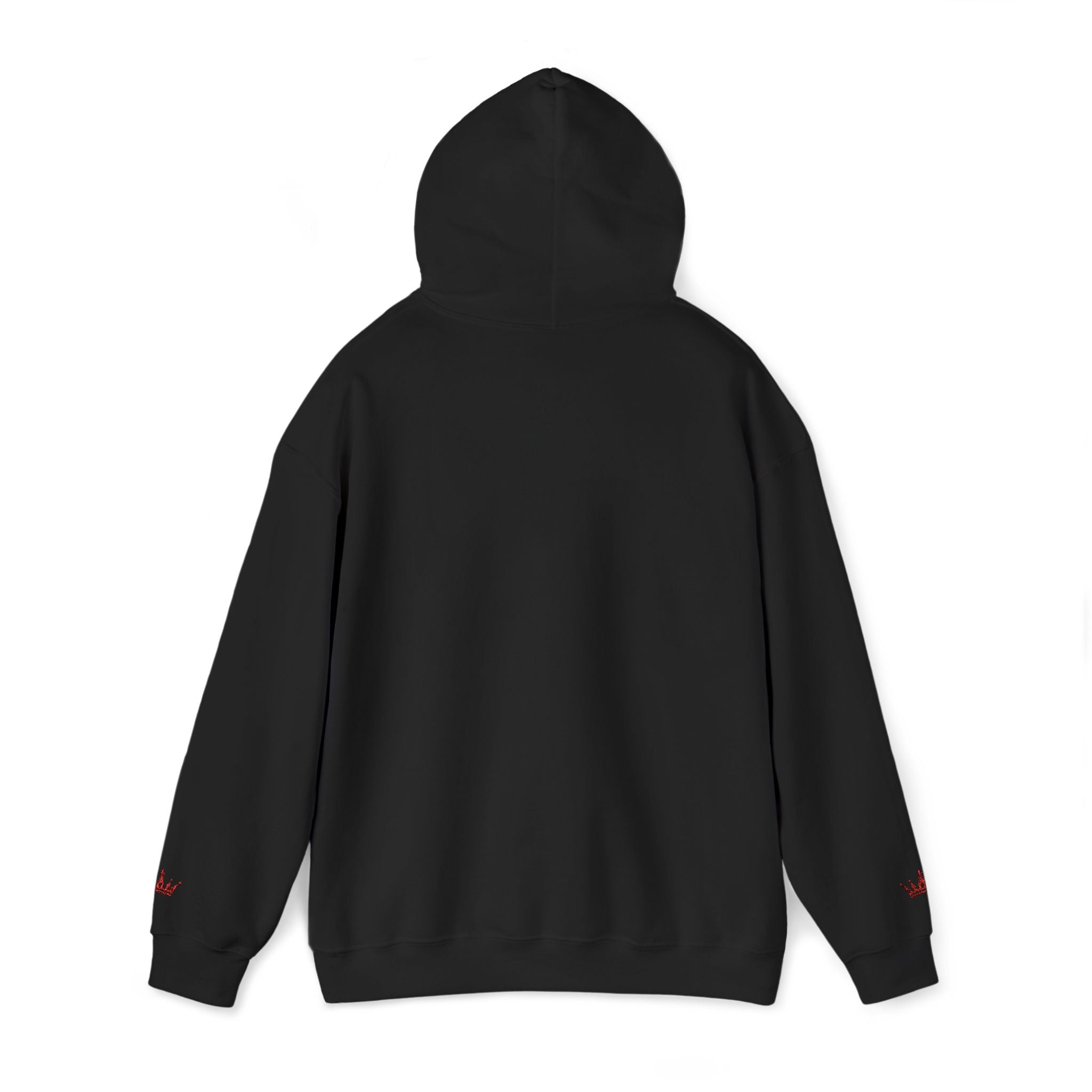 NOIRÉL Script Hoodie – Rot gesticktes Logo