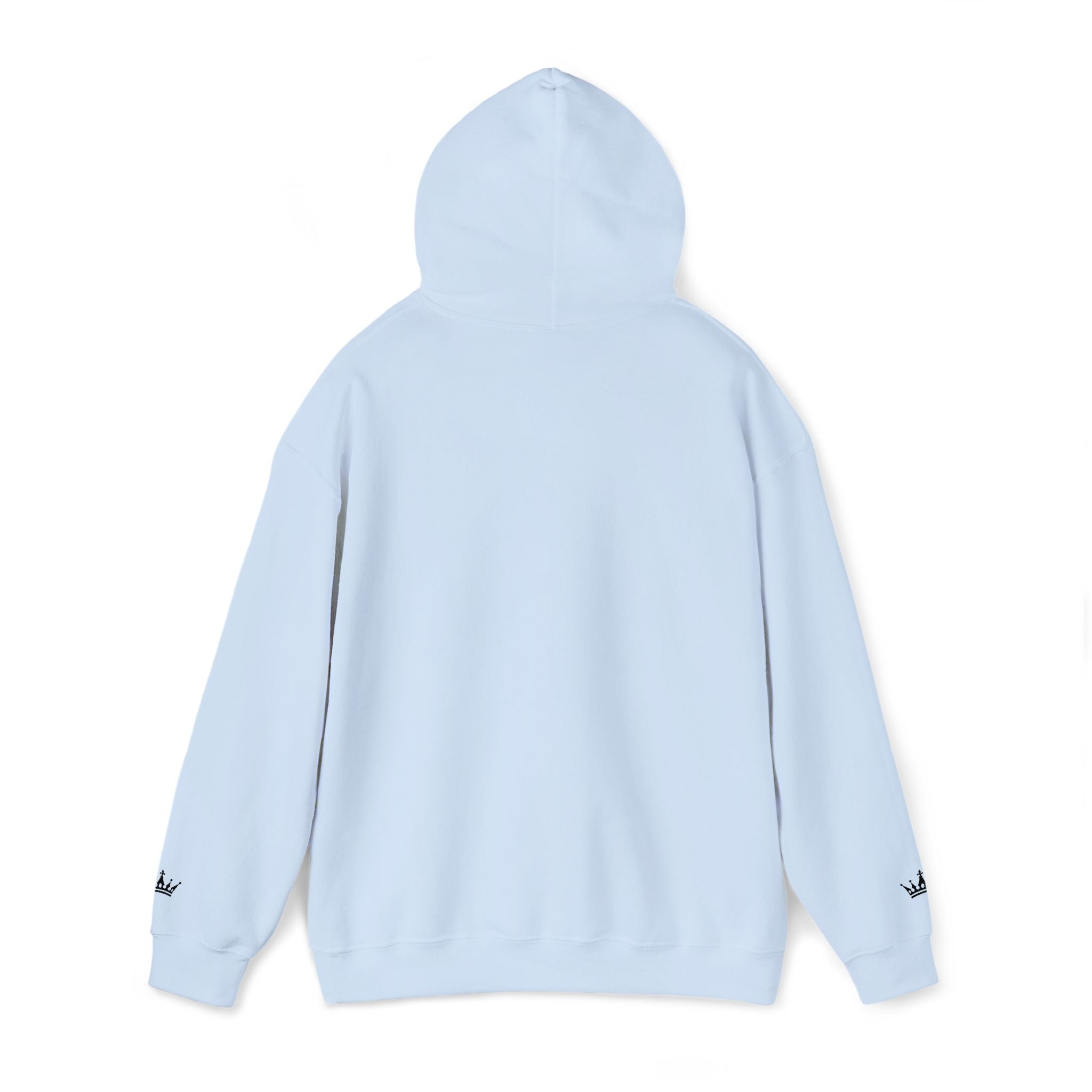 NOIRÉL Script Hoodie – Schwarz gesticktes Logo