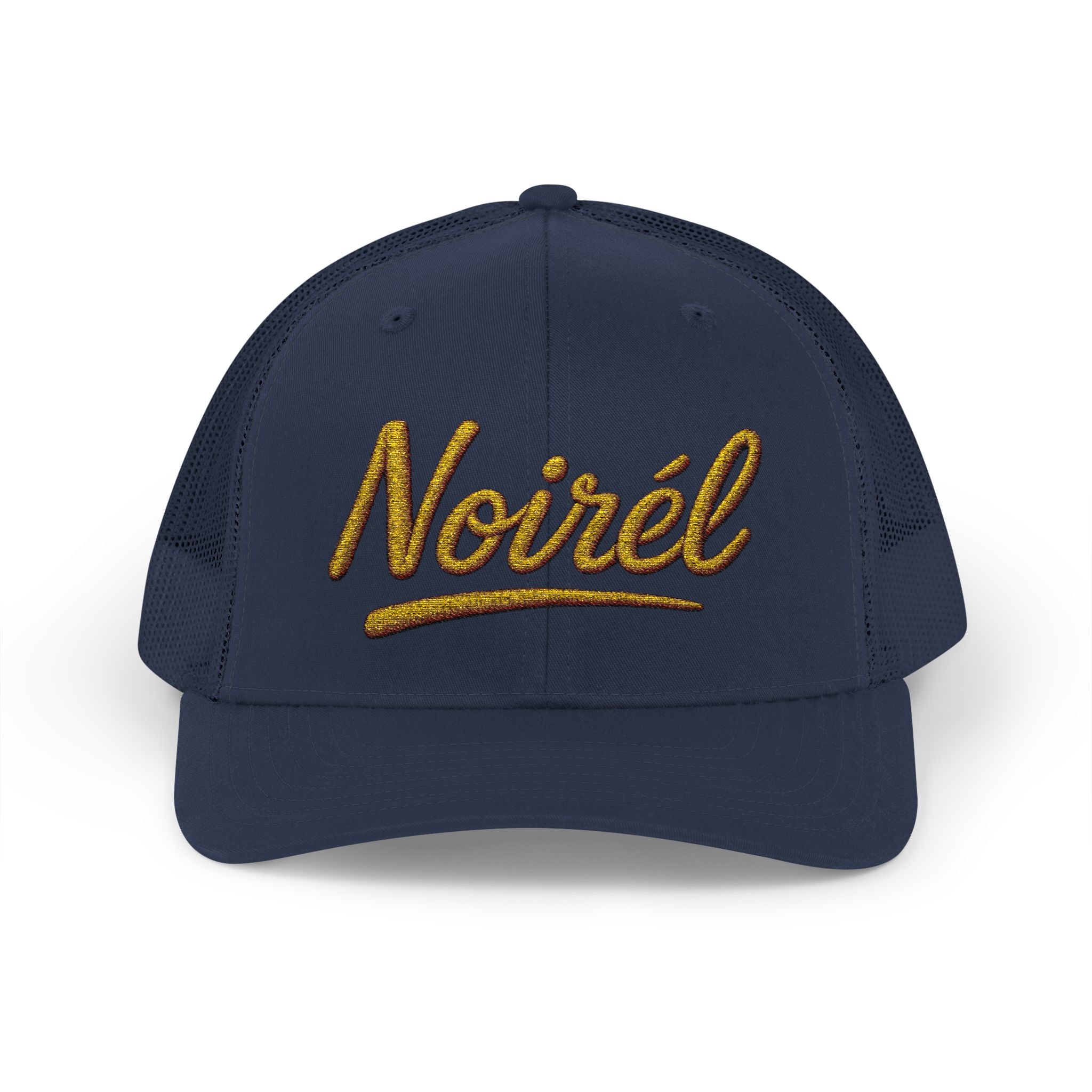 NOIRÉL Snapback – Gold Script Flat Bill Edition