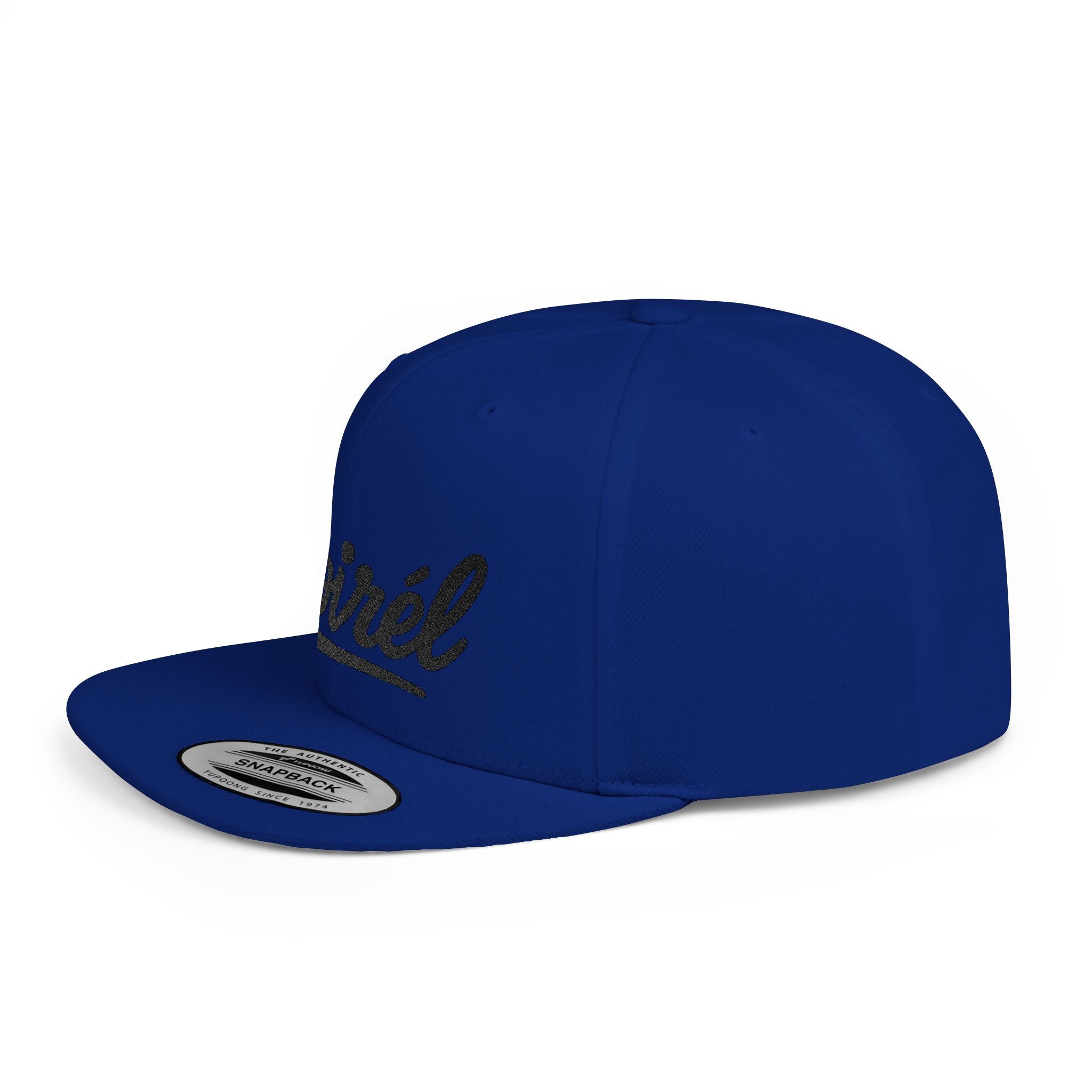 NOIRÉL Snapback – Black Script Flat Bill