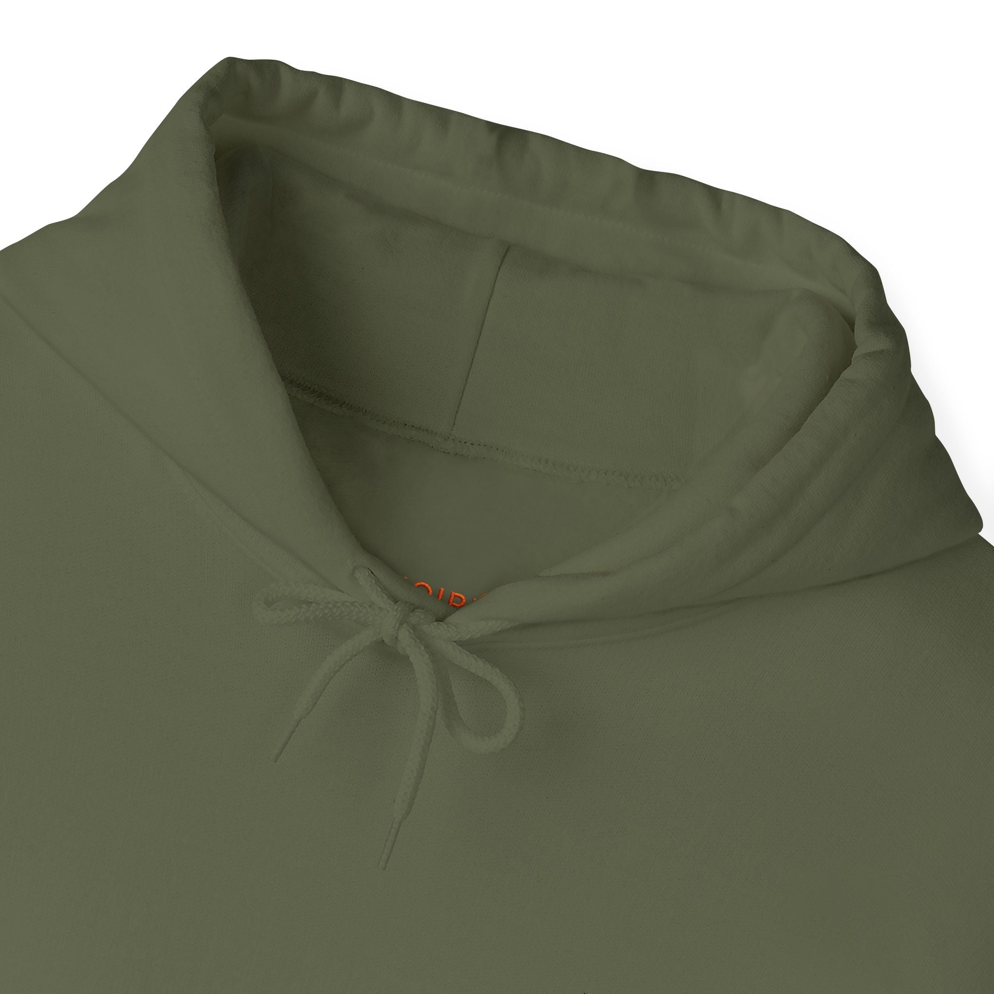 NOIRÉL Script Hoodie – Orange gesticktes Logo