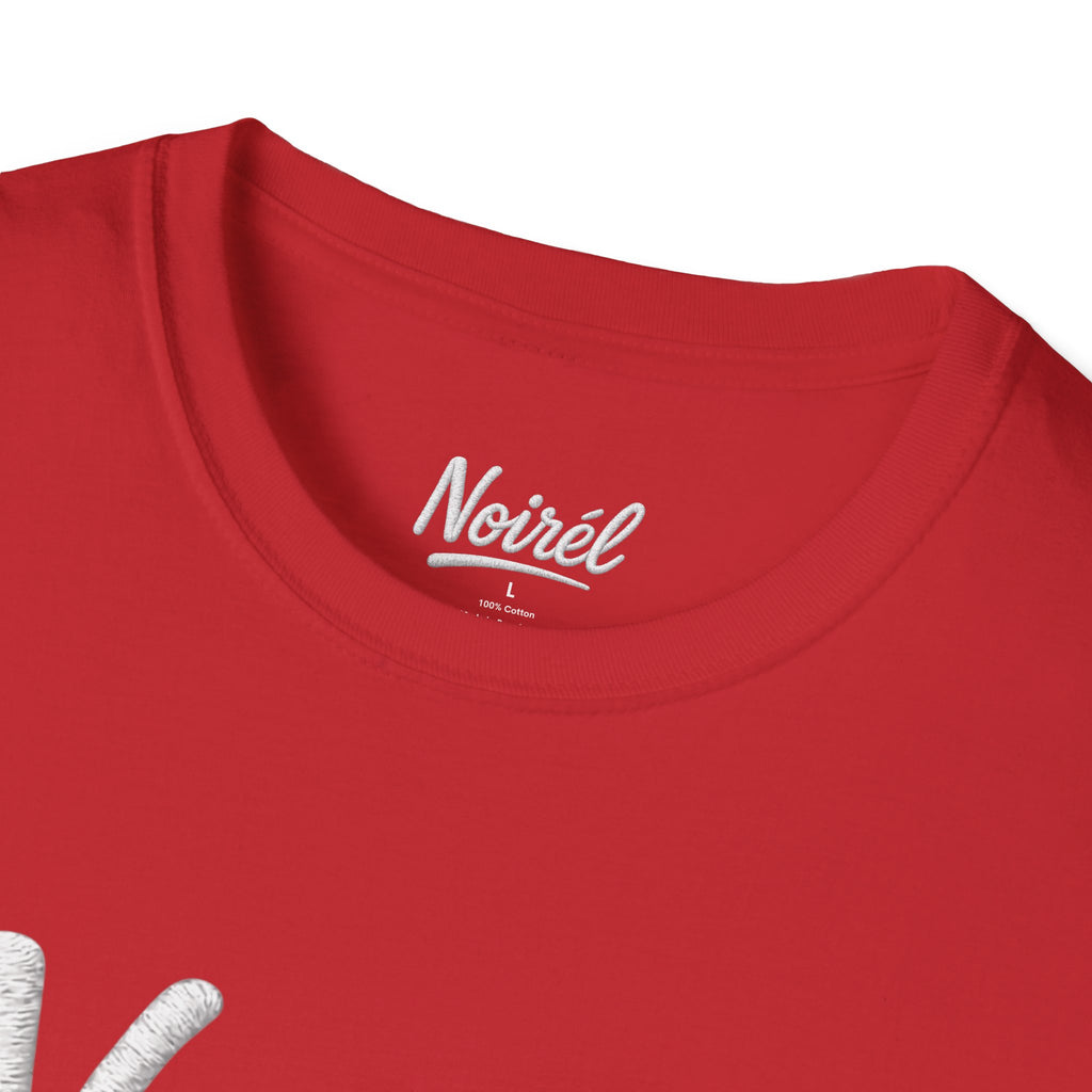 NOIRÉL T-Shirt – White Script Print