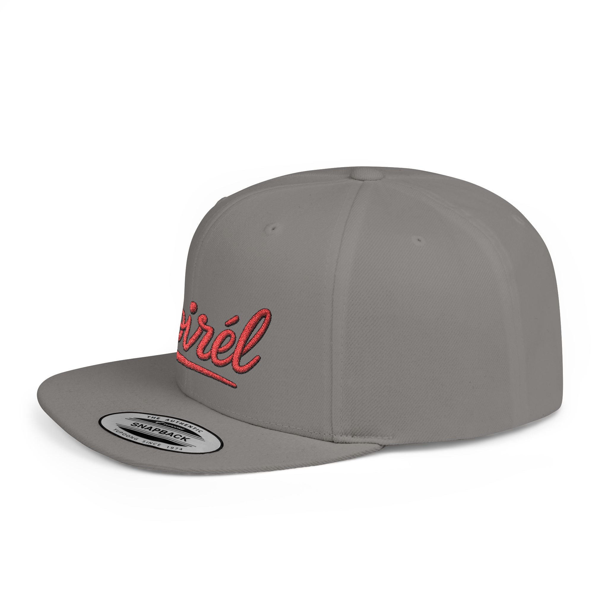 NOIRÉL Snapback – Red Script Embroidery
