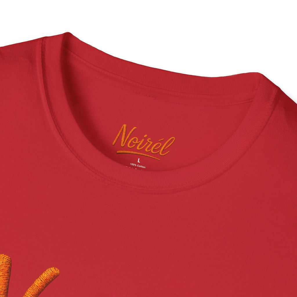 NOIRÉL T-Shirt – Orange Script Print