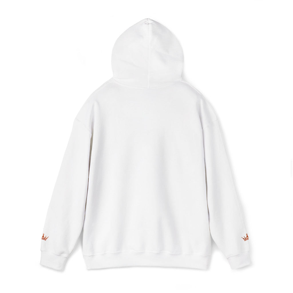 NOIRÉL Script Hoodie – Orange gesticktes Logo