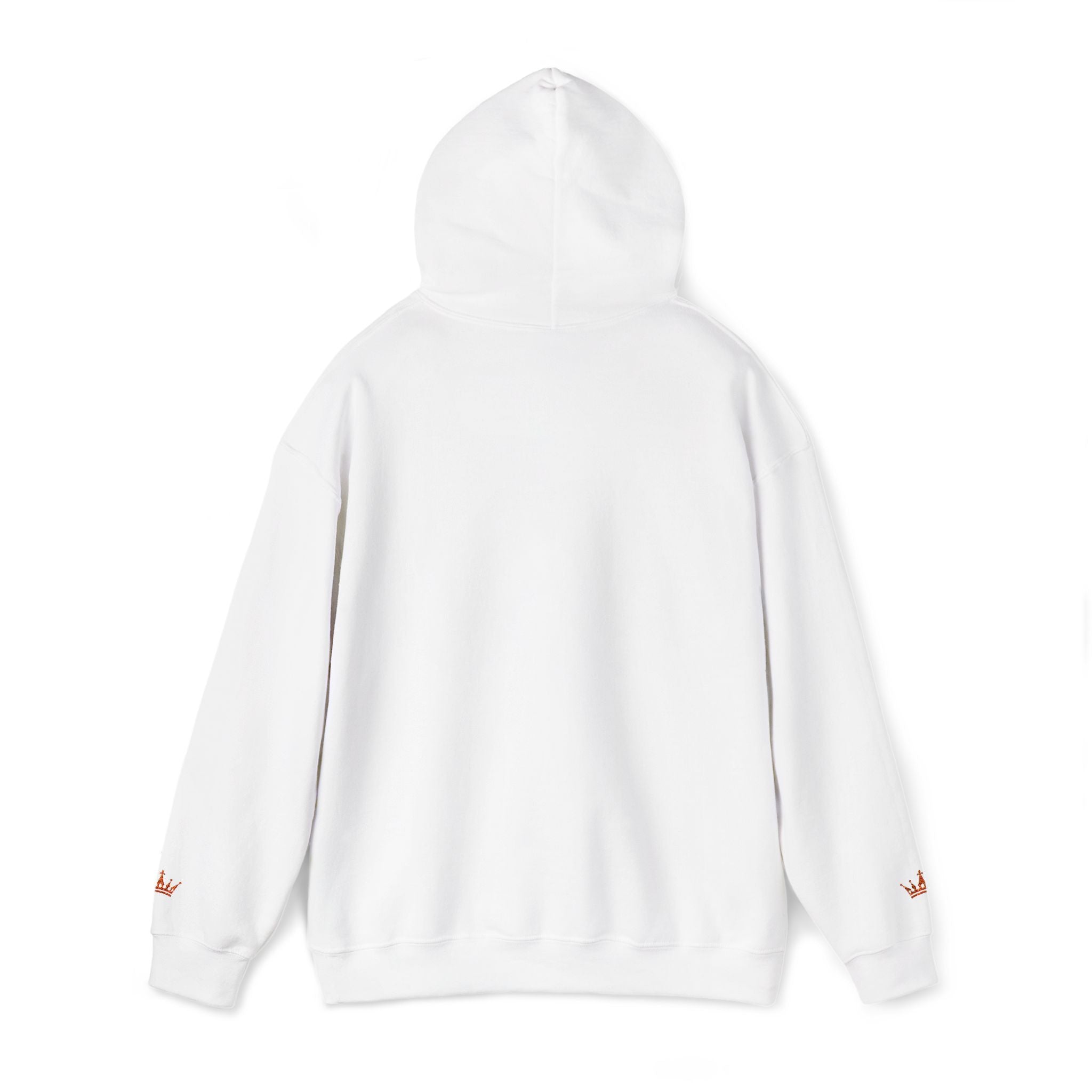 NOIRÉL Script Hoodie – Orange gesticktes Logo