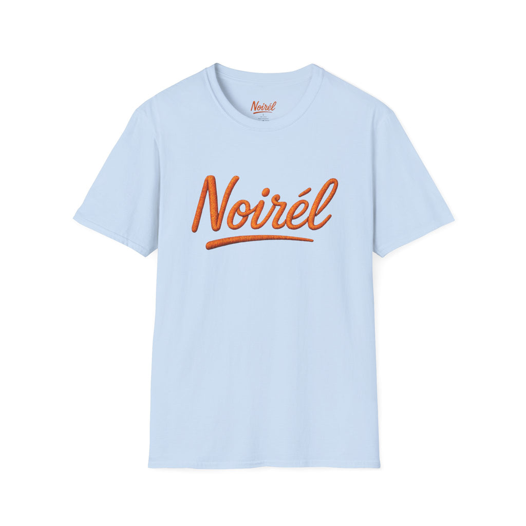 NOIRÉL T-Shirt – Orange Script Print