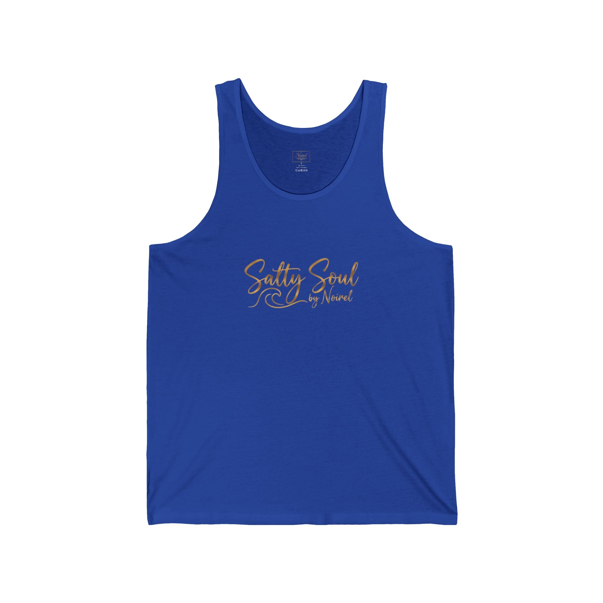 Salty Soul Tank Top — Beachy Script Summer Tank
