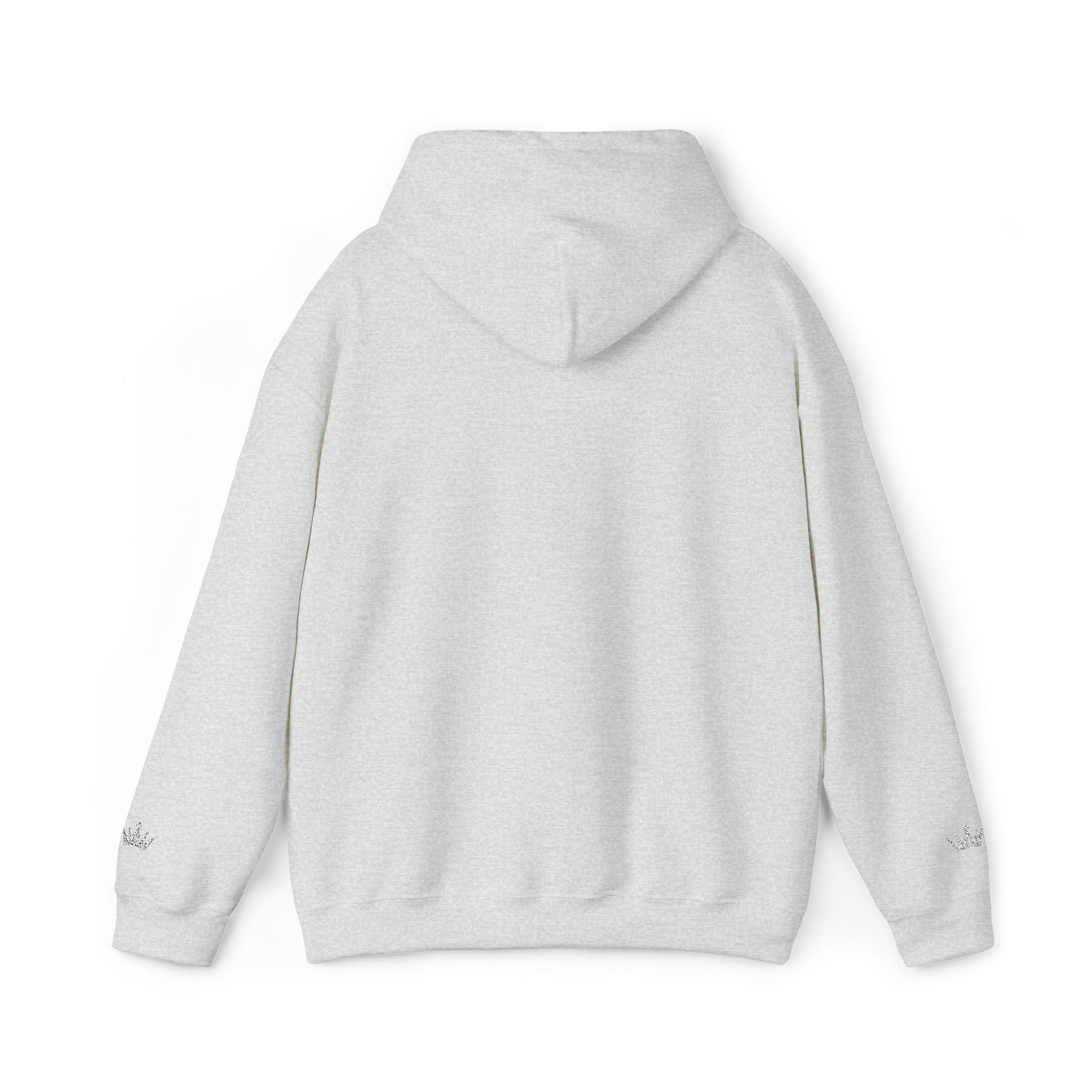 NOIRÉL Script Hoodie – Weiß gesticktes Logo