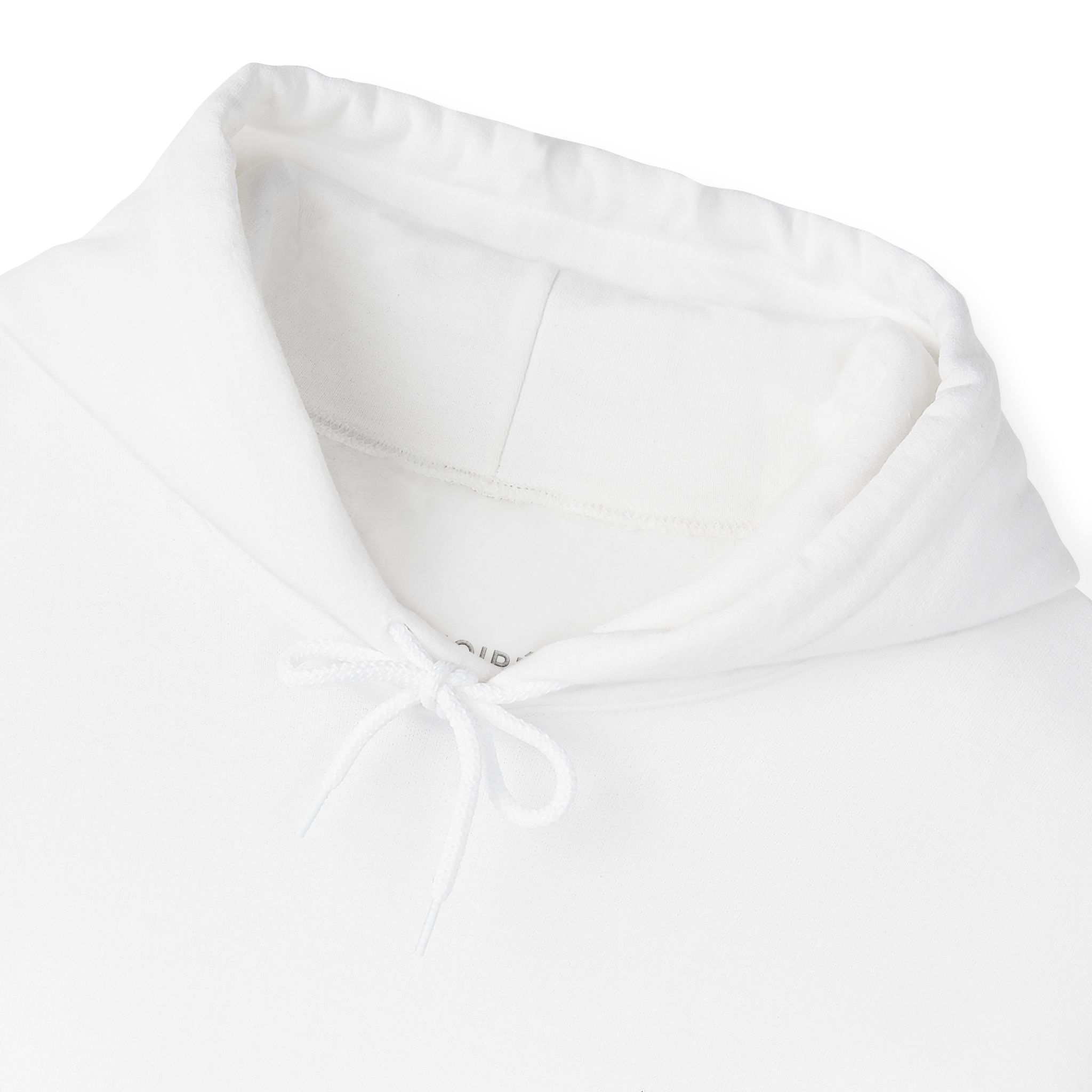 NOIRÉL Script Hoodie – Weiß gesticktes Logo