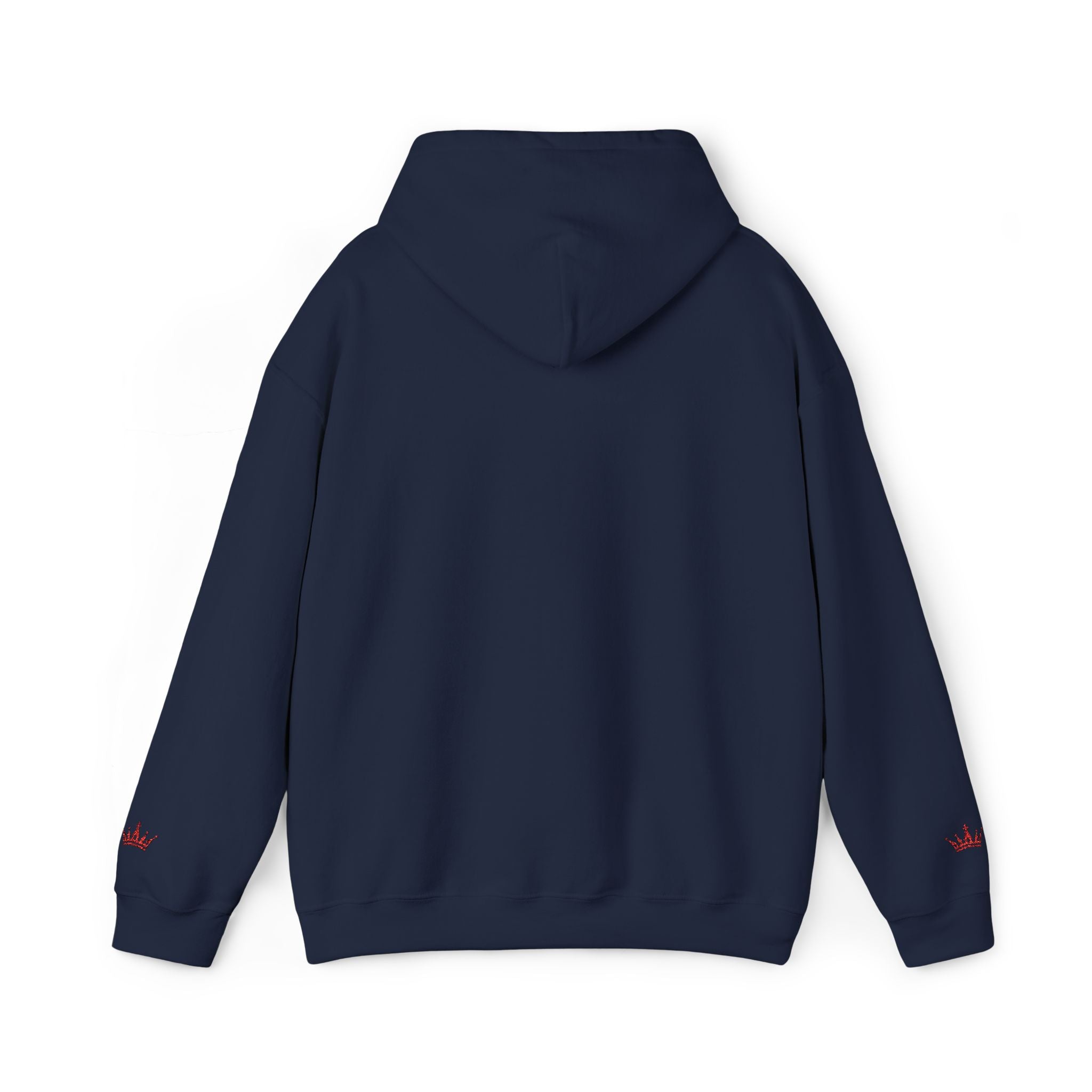 NOIRÉL Script Hoodie – Rot gesticktes Logo
