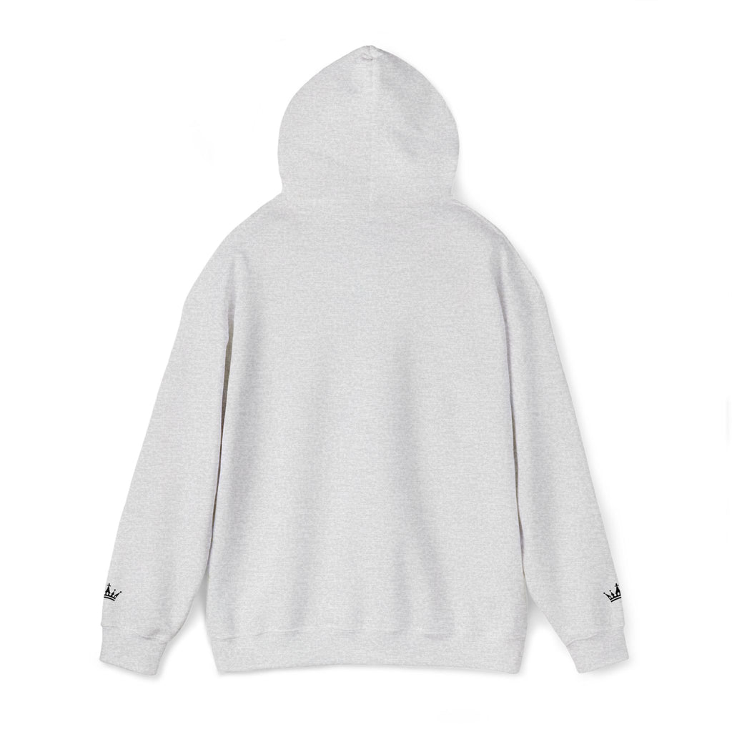 NOIRÉL Script Hoodie – Schwarz gesticktes Logo