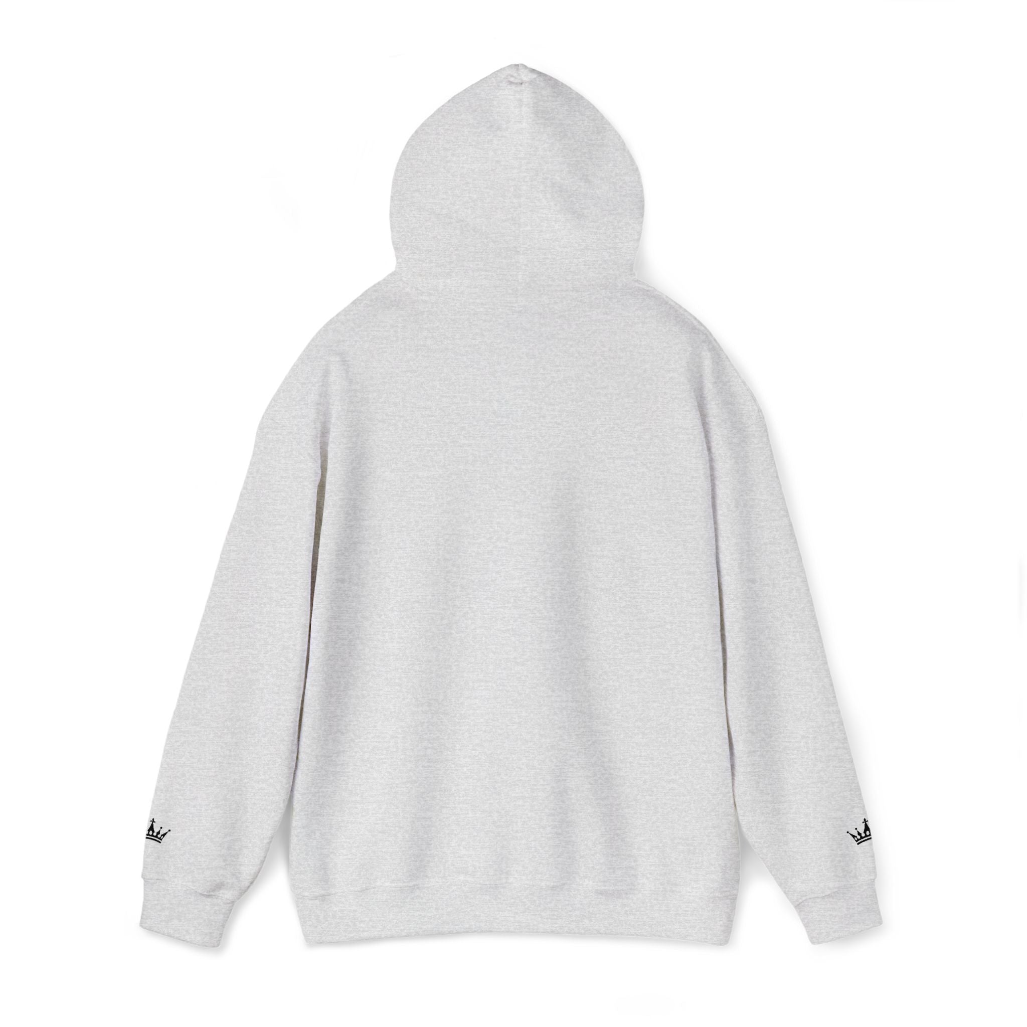 NOIRÉL Script Hoodie – Schwarz gesticktes Logo