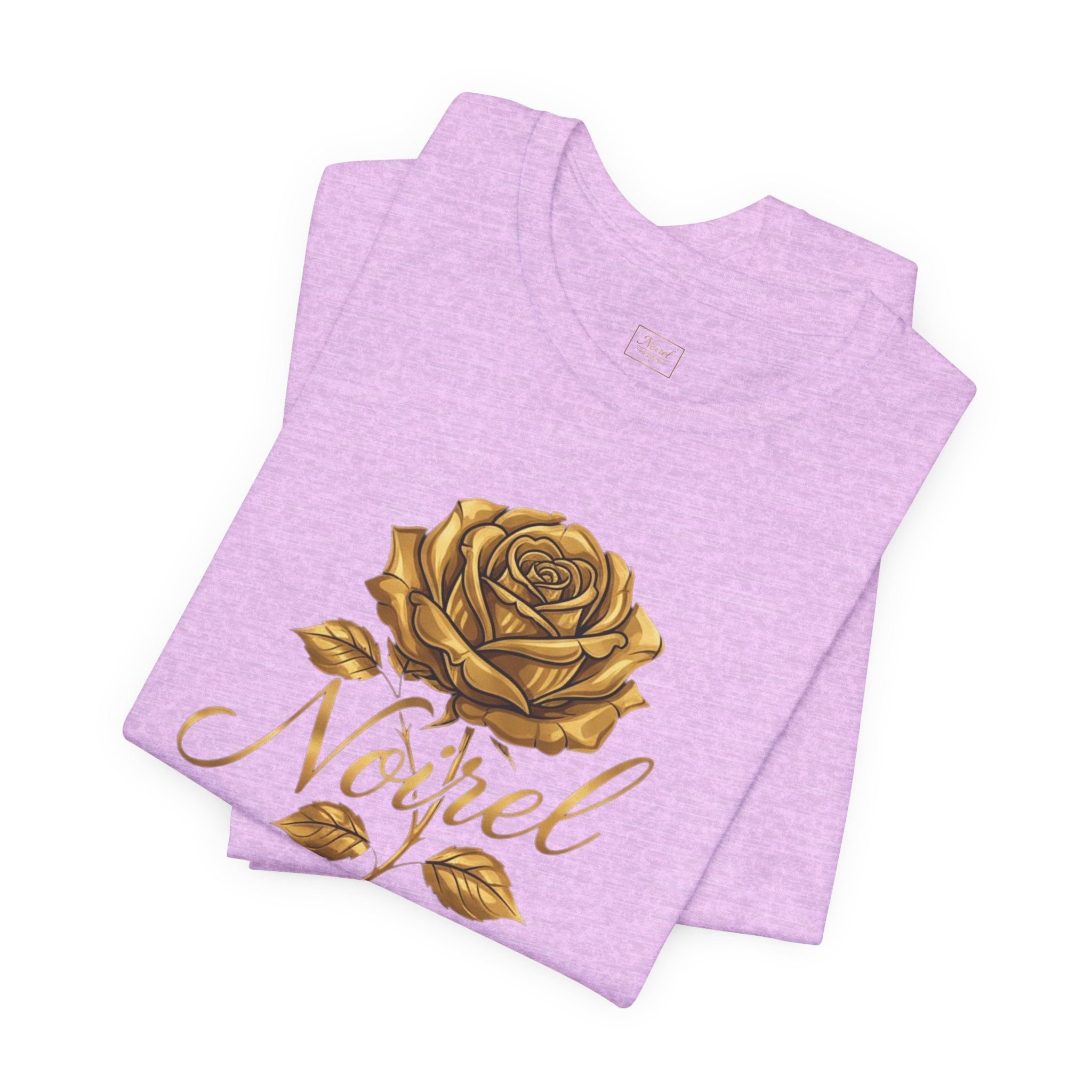 NOIRÉL T-Shirt – Gold Rose Angel