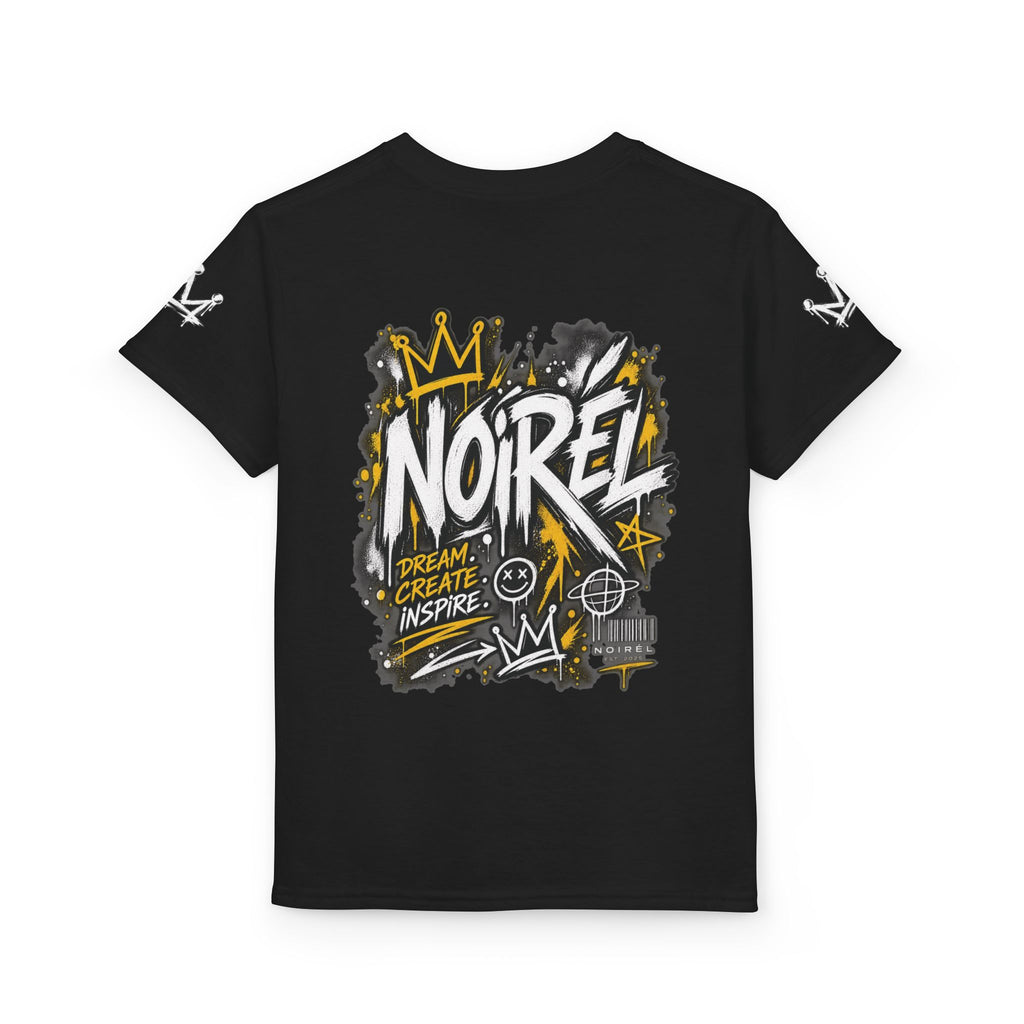 Noirel Kinder T-Shirt – „Graffiti Crown“ Urban Streetwear Tee
