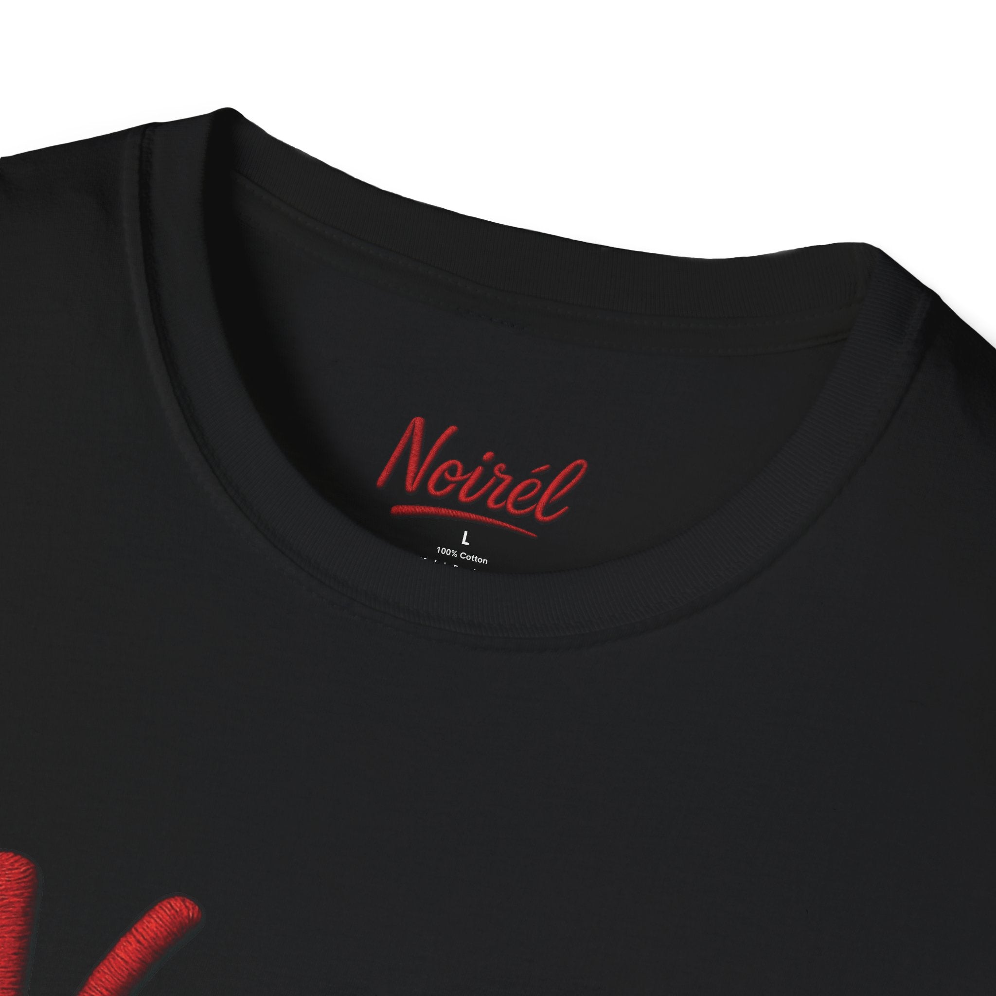 NOIRÉL T-Shirt – Red Script Print