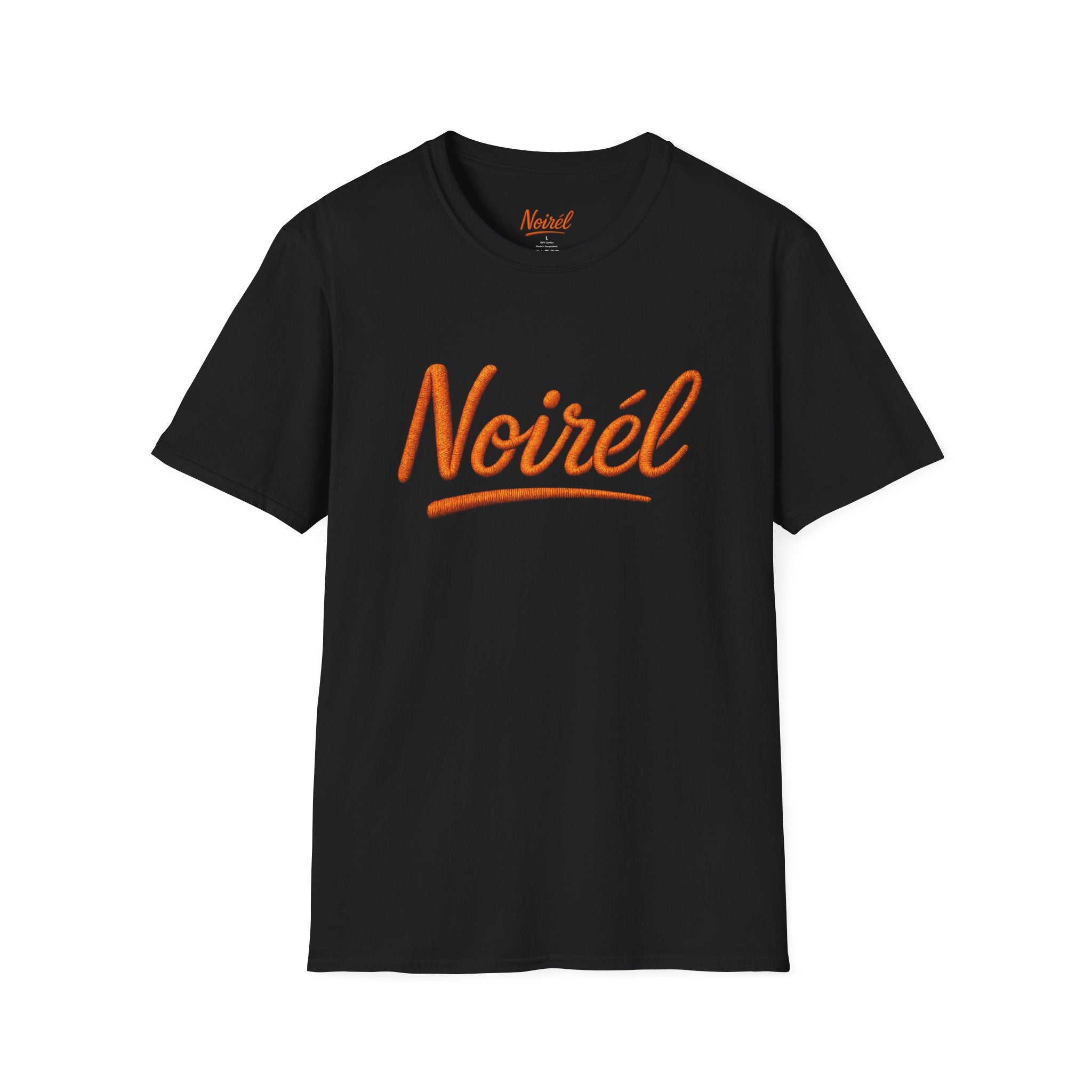 NOIRÉL T-Shirt – Orange Script Print