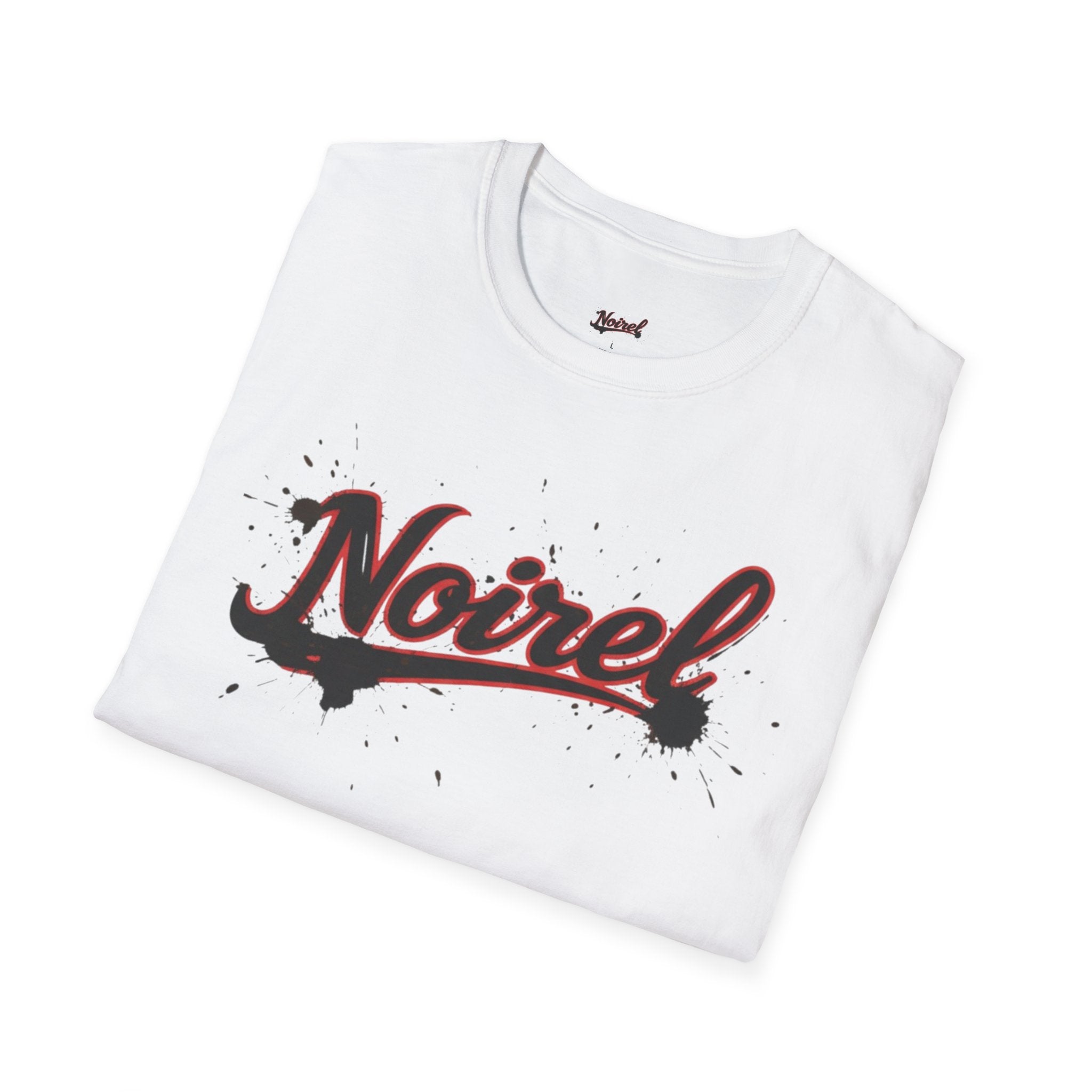 Noirel Script T-Shirt – Retro Brush Logo Tee