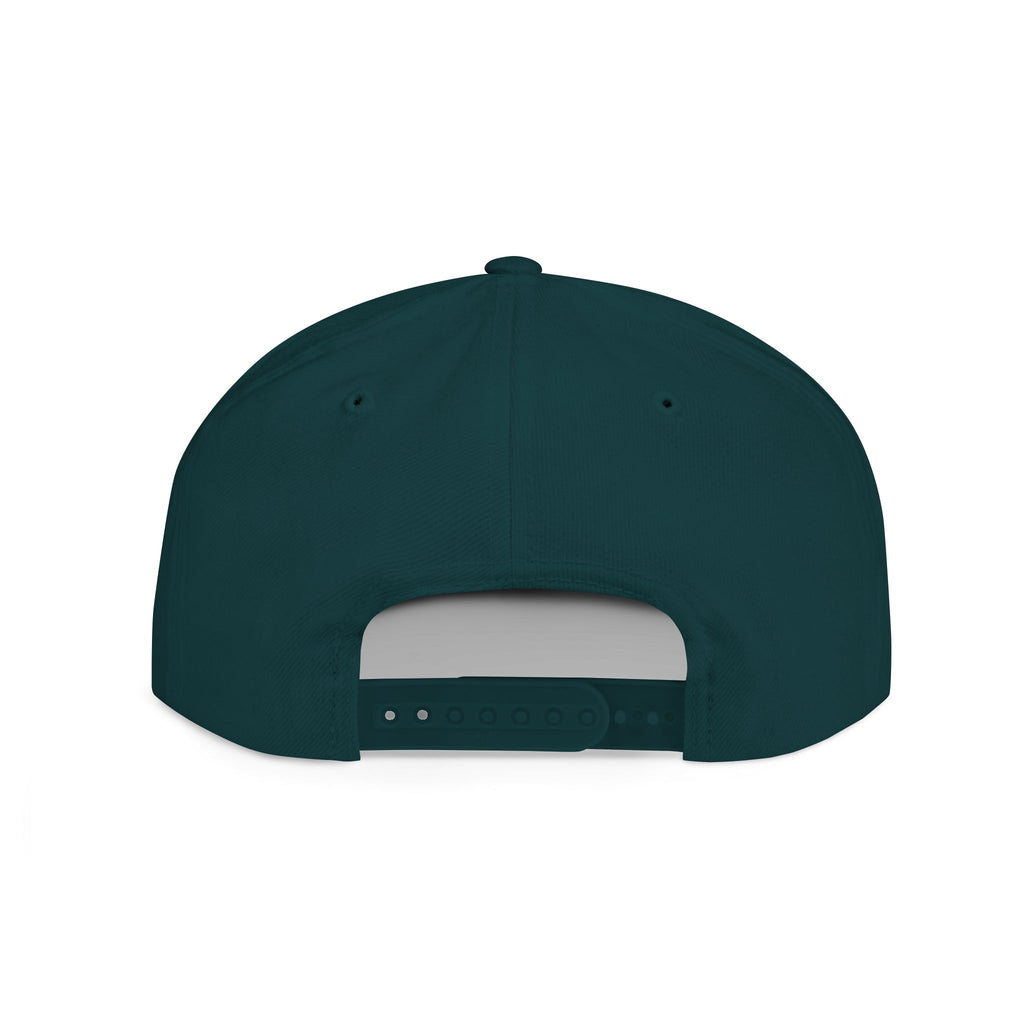 Snapback Hat — 'Nohel' Script Flat-Bill Baseball Cap 
