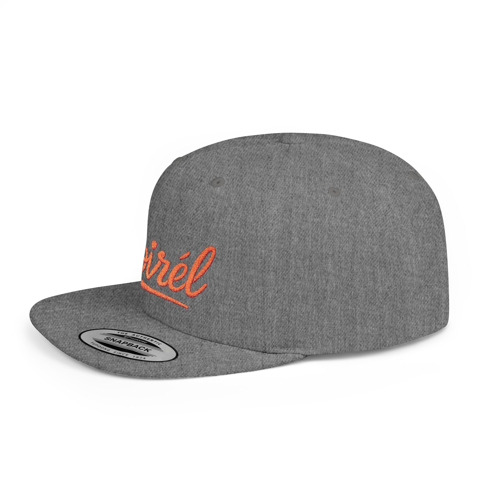 Snapback Hat — Noirél Embroidered Flat Bill Cap 