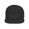 NOIRÉL Snapback – Black Script Flat Bill
