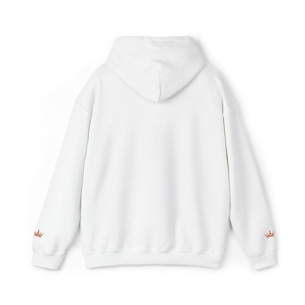 NOIRÉL Script Hoodie – Orange gesticktes Logo
