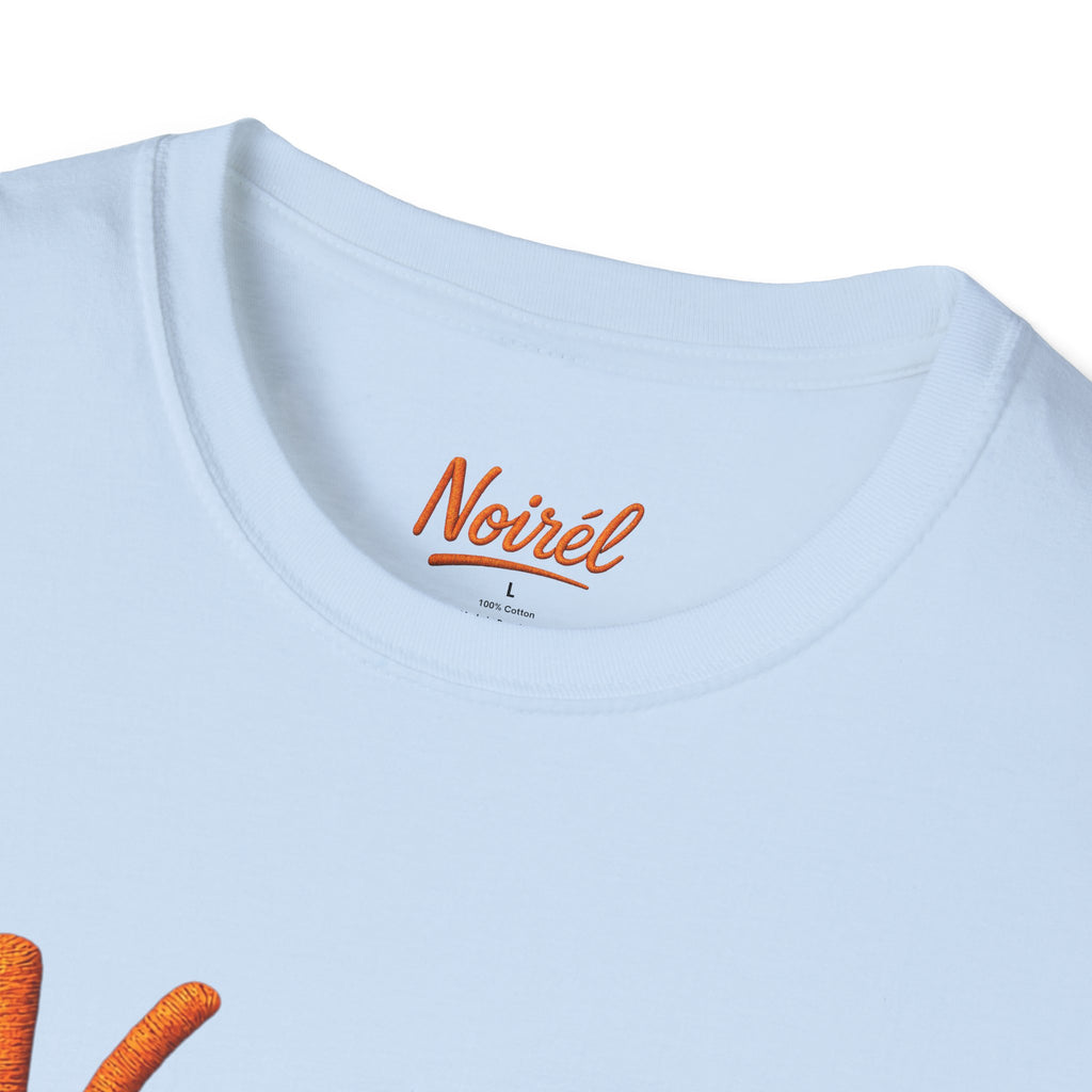 NOIRÉL T-Shirt – Orange Script Print