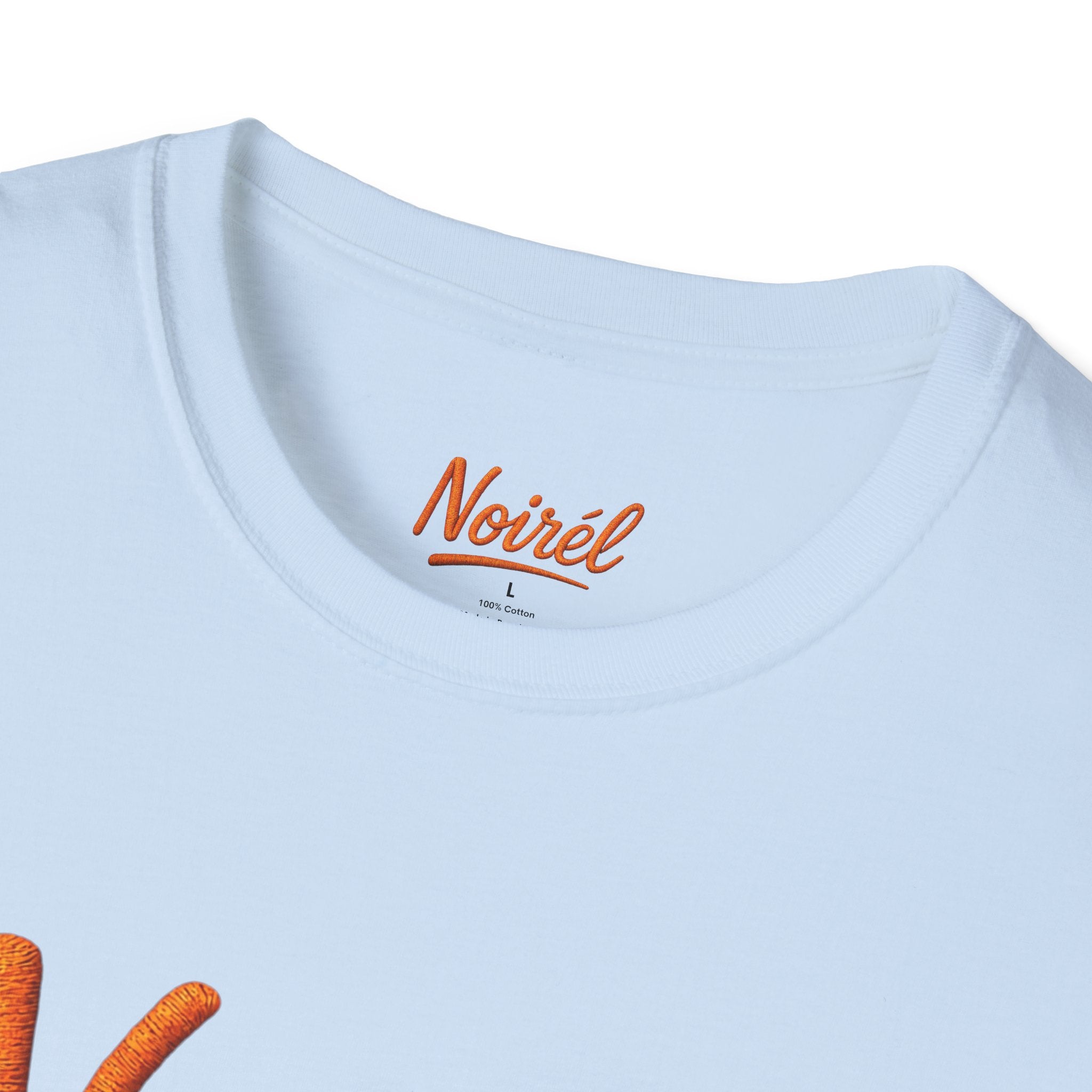 NOIRÉL T-Shirt – Orange Script Print