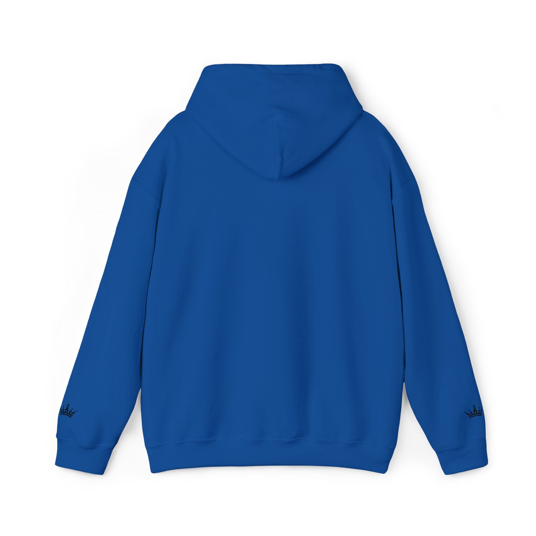 NOIRÉL Script Hoodie – Schwarz gesticktes Logo