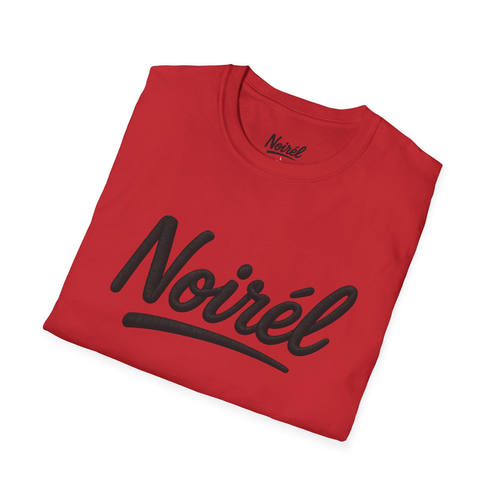 NOIRÉL T-Shirt – Black Script Print